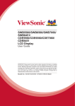 Viewsonic CDE5560T touch screen monitor