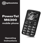 amplicomms PowerTel M6300 1.77" 75g Black