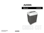 Aurora AS1023CD paper shredder