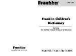 Franklin LWB-1216 electronic dictionary