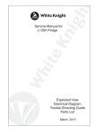 White Knight L240H refrigerator