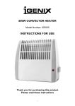 Igenix IG5005 space heater