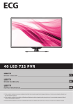 ECG 40 LED 722 PVR LED TV