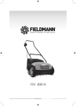 Fieldmann FZV 4001-E lawn scarifier