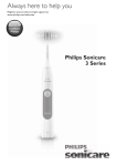 Philips Sonicare 3 Series gum health HX6631