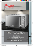 Swan SM3080N microwave