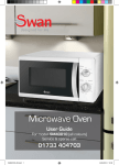 Swan SM40010REDN microwave