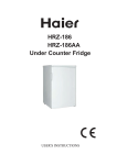 Haier HRZ-186AA refrigerator