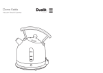 Dualit 72700 electrical kettle