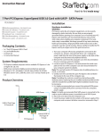 StarTech.com 7-port PCI Express USB 3.0 card - standard and low-profile design