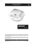 Sencor SSM 4210WH sandwich maker