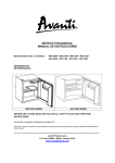 Avanti AR171BF refrigerator