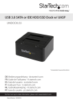 StarTech.com Universal docking station for hard drives – USB 3.0 with UASP