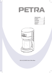 Petra Coffee maker 1,8 L KM 54.35