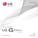 LG G Pad 10.1 V700 16GB Red