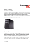 Lenovo eServer xSeries System x3100 M5