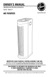 Hoover WH10600 air purifier