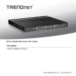 Trendnet TPE-4840WS network switch