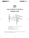 Siig CE-MT1F12-S1 flat panel wall mount