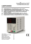 Velleman LABPS3005D power supply unit