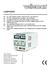 Velleman LABPS3003 power supply unit