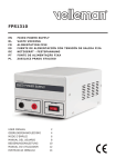 Velleman FPS1310 power supply unit