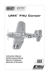 E-flite UMX F4U Corsair