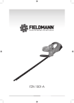 Fieldmann FZN 1001-A cordless hedge trimmer