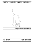 Chief FSP4101S mounting kit