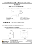 Chief FSB4237B mounting kit