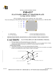 Chief FSB4217B mounting kit