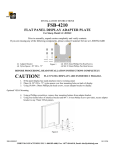 Chief FSB4210B mounting kit