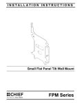 Chief FPM4200 flat panel wall mount