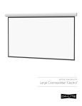 Da-Lite Large Cosmopolitan Electrol 208"