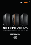be quiet! SILENT BASE 800