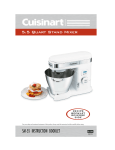 Cuisinart SM-55 mixer