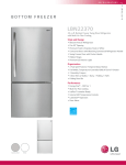 LG LBN22370ST fridge-freezer