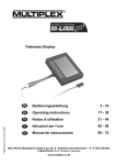 MULTIPLEX Telemetry-Display