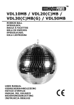 HQ Power VDL20MB disco ball