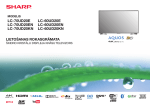 Sharp LC-70UD20E 70" 4K Ultra HD 3D compatibility Wi-Fi Black LED TV