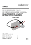 Velleman PIR416 motion detector