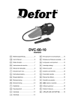 Defort DVC-60-10 portable vacuum cleaner