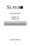 Supermicro SuperServer 6028R-TR