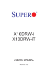 Supermicro X10DRW-i