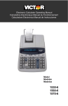 Victor Technology 1530-6 calculator