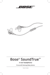 Bose SoundTrue in-ear