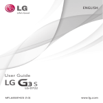LG G3 s D722 8GB 4G White