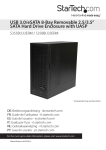 StarTech.com USB 3.0 / eSATA 8-Bay Hot-Swap 2.5/3.5” SATA III Hard Drive Enclosure with UASP – 8-Bay SATA 6 Gbps Enclosure for HDD / SSD