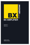 Kicker BX360.4 audio amplifier