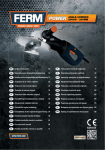 Ferm AGM1029 angle grinder